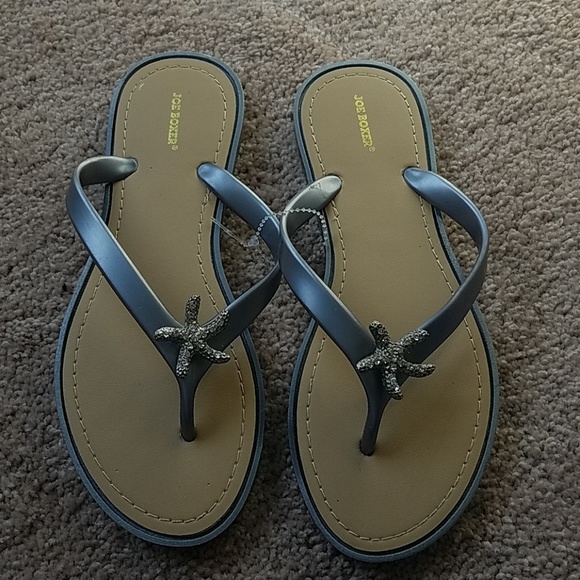 starfish flip flops